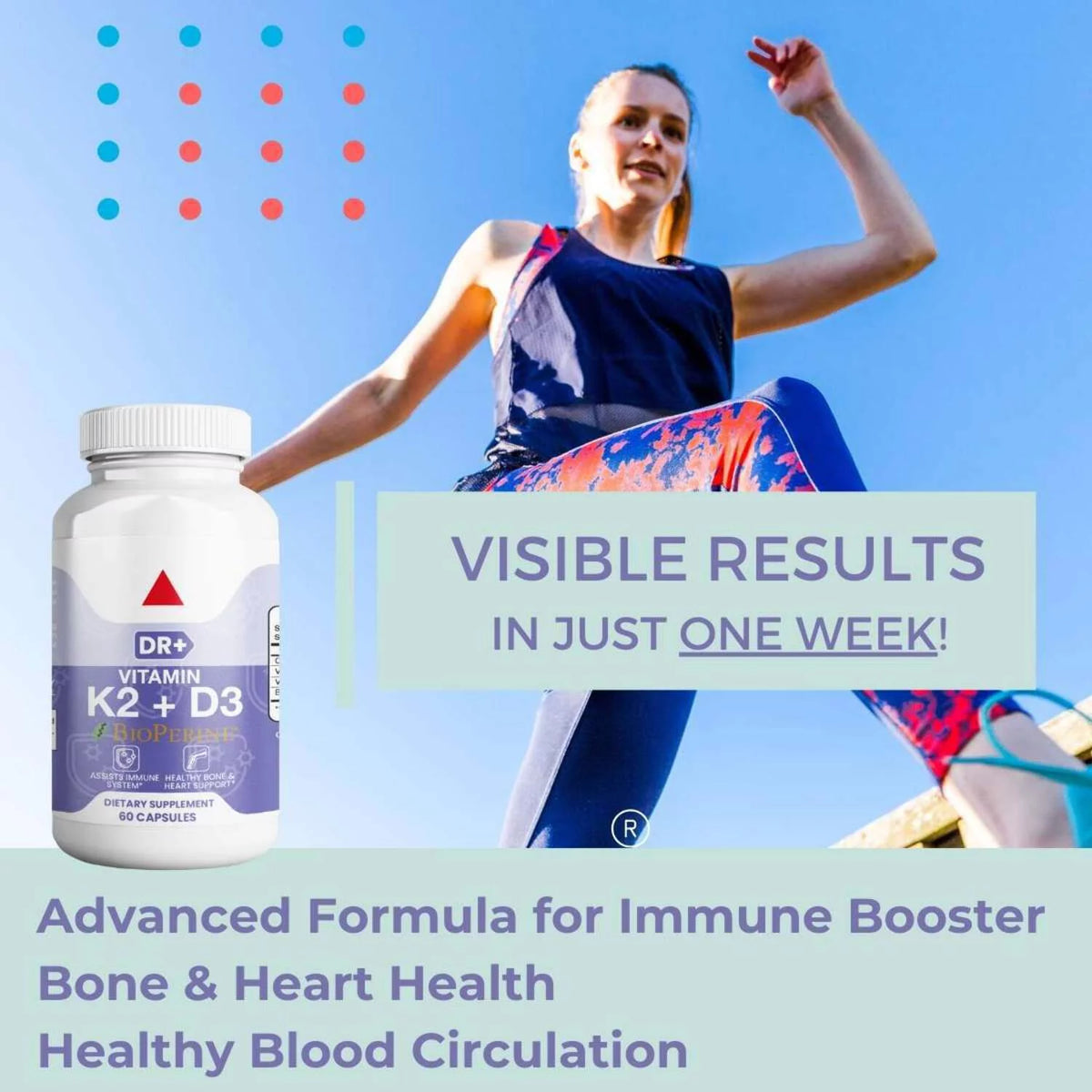 Vitamin K2 MK7 with D3 5000 IU Supplement 2-Pack C579609