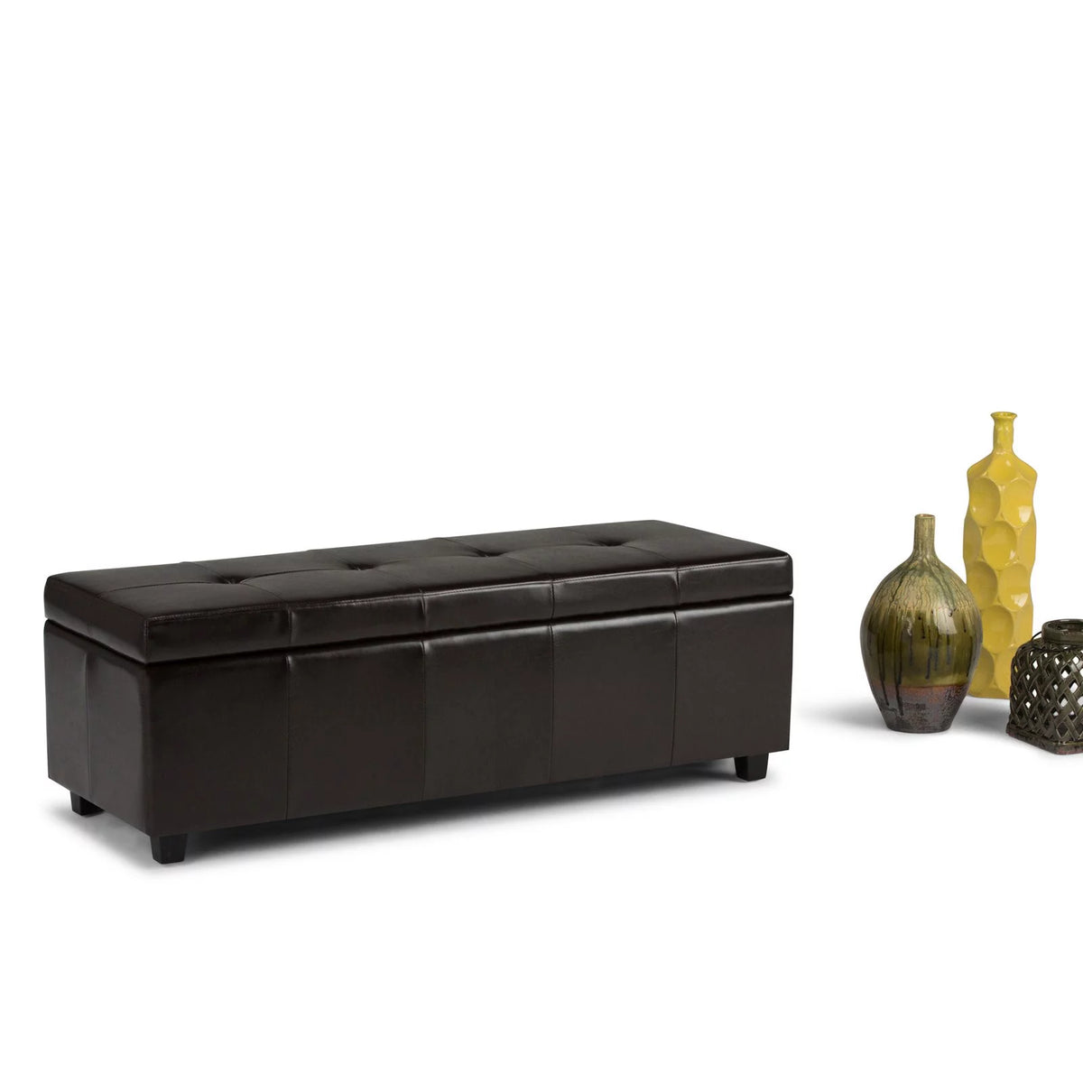 Large Storage Ottoman Bench H39212
