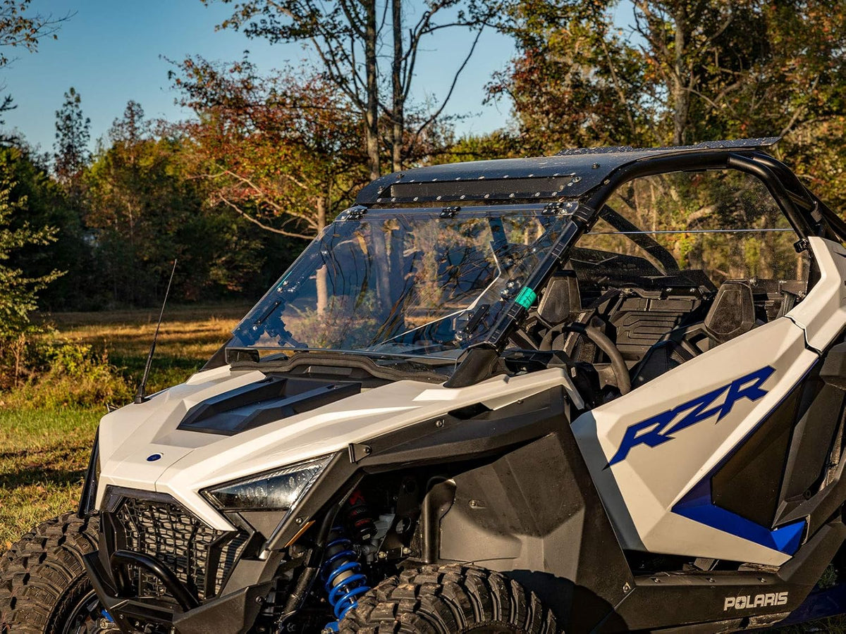 1/4 Polycarbonate Flip UTV Windshield S6898