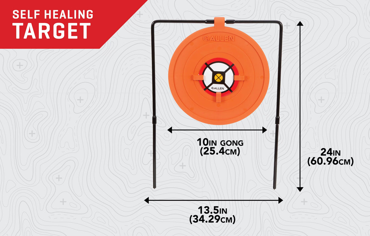 10" Round Self-Healing Target with Stand X695