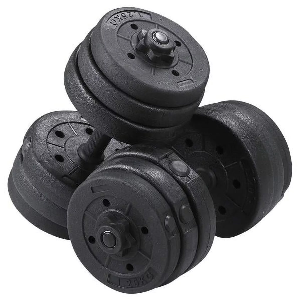 Adjustable Dumbbell Free Weight Set, Black D15644
