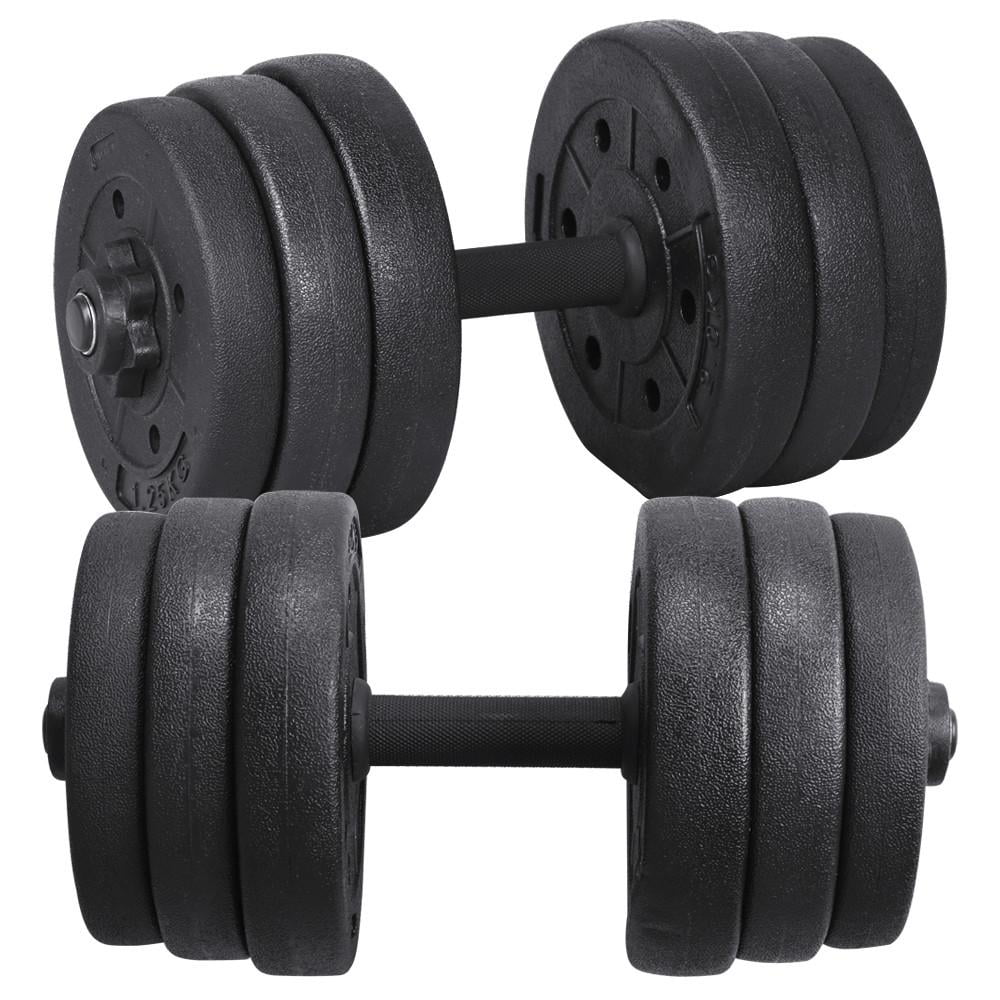 Adjustable Dumbbell Free Weight Set, Black D15644
