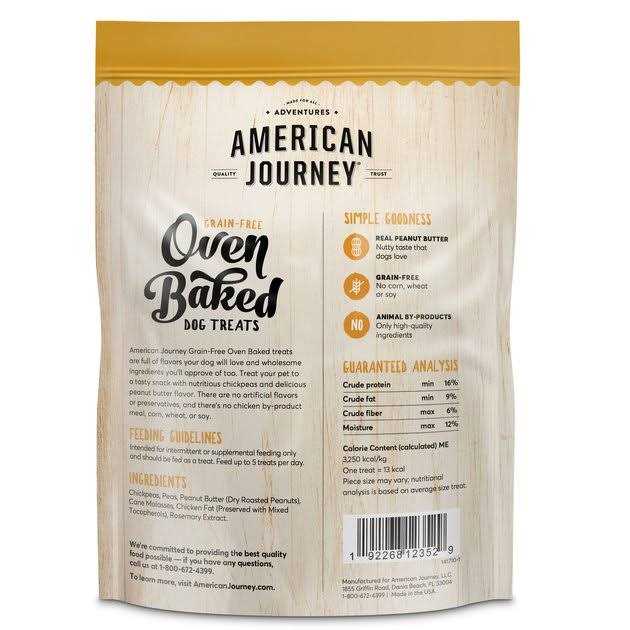Peanut Butter Grain-Free Oven Baked Crunchy Biscuit Dog Treats L895