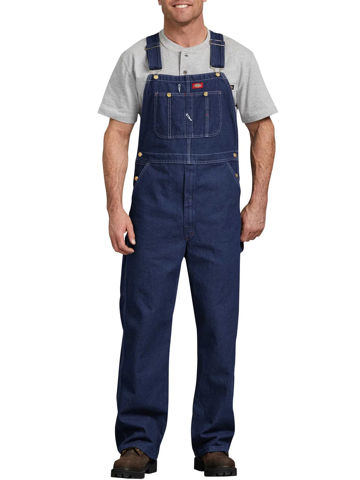 Triple-Stitched Classic Bib Overalls Z436