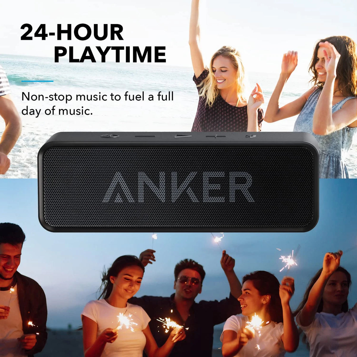 Portable Bluetooth Speaker Waterproof Black X733
