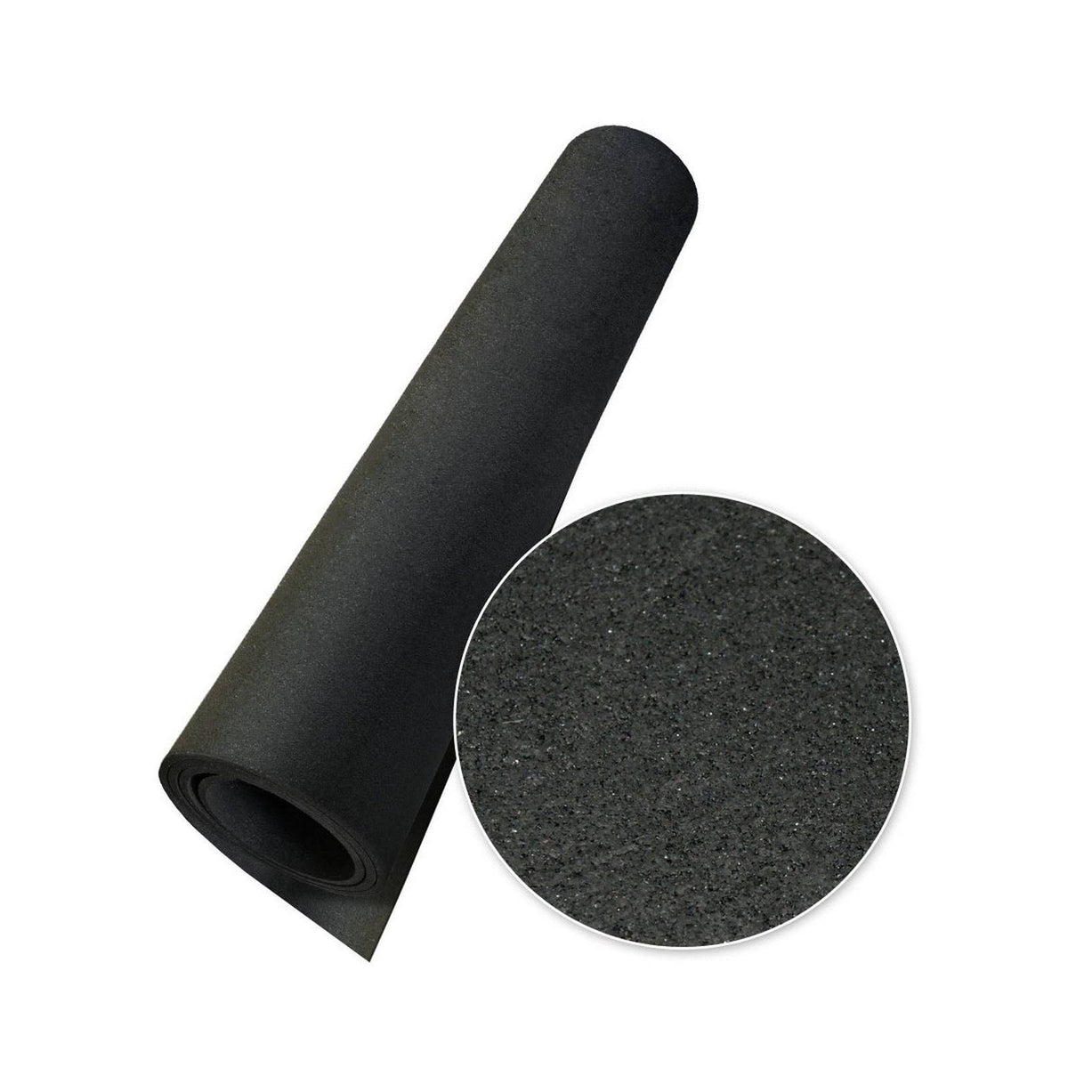 Black 1/4 inch Rubber Flooring U98239