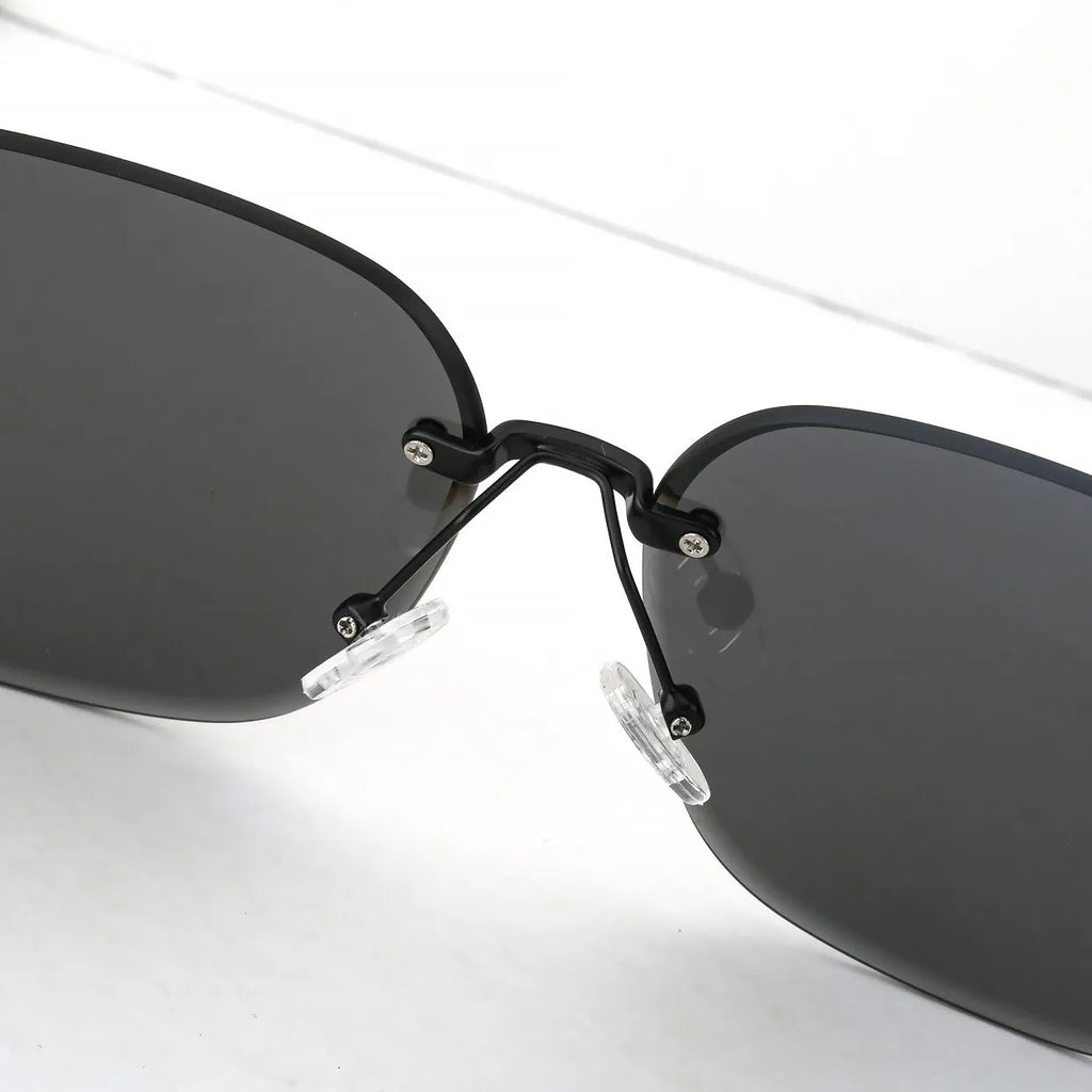 Fashion Rimless Polarized Sunglasses Y758