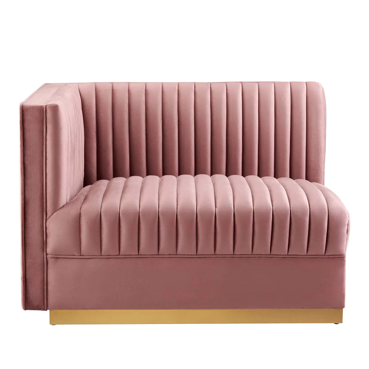 Channel Tufted Performance Velvet 3-Seat Modular Sectional Sofa N177449