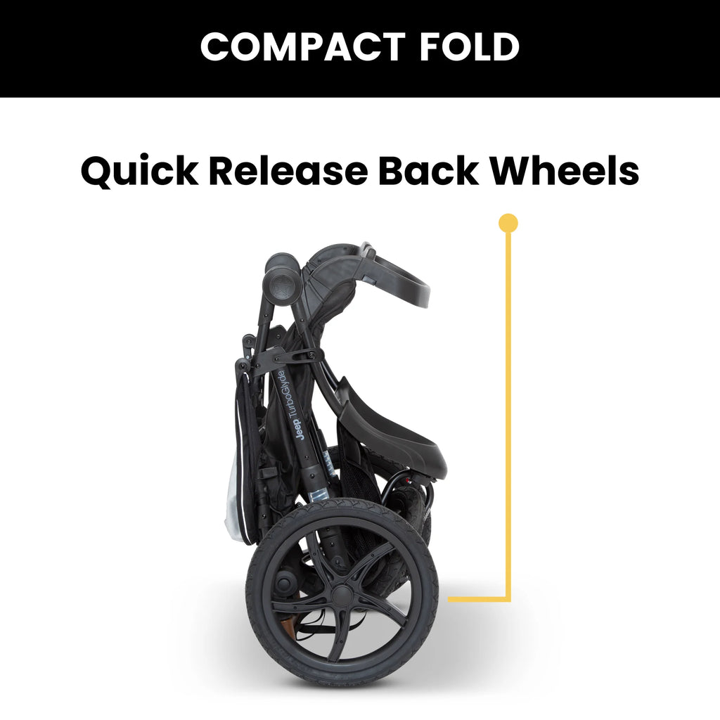 Black Jogging Stroller J124