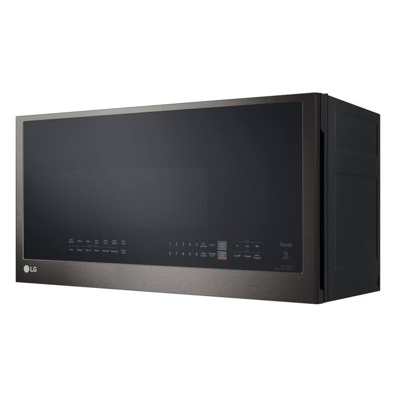 30 in. 2.1 cu. ft. Over the Range Microwave 1,050-Watt Black Stainless Steel H441