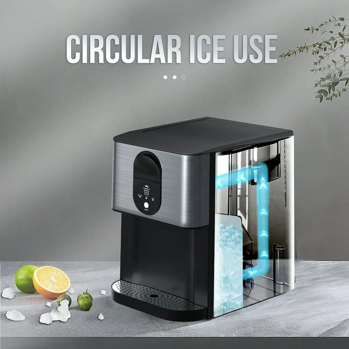 Black Countertop Nugget Ice Maker L7883