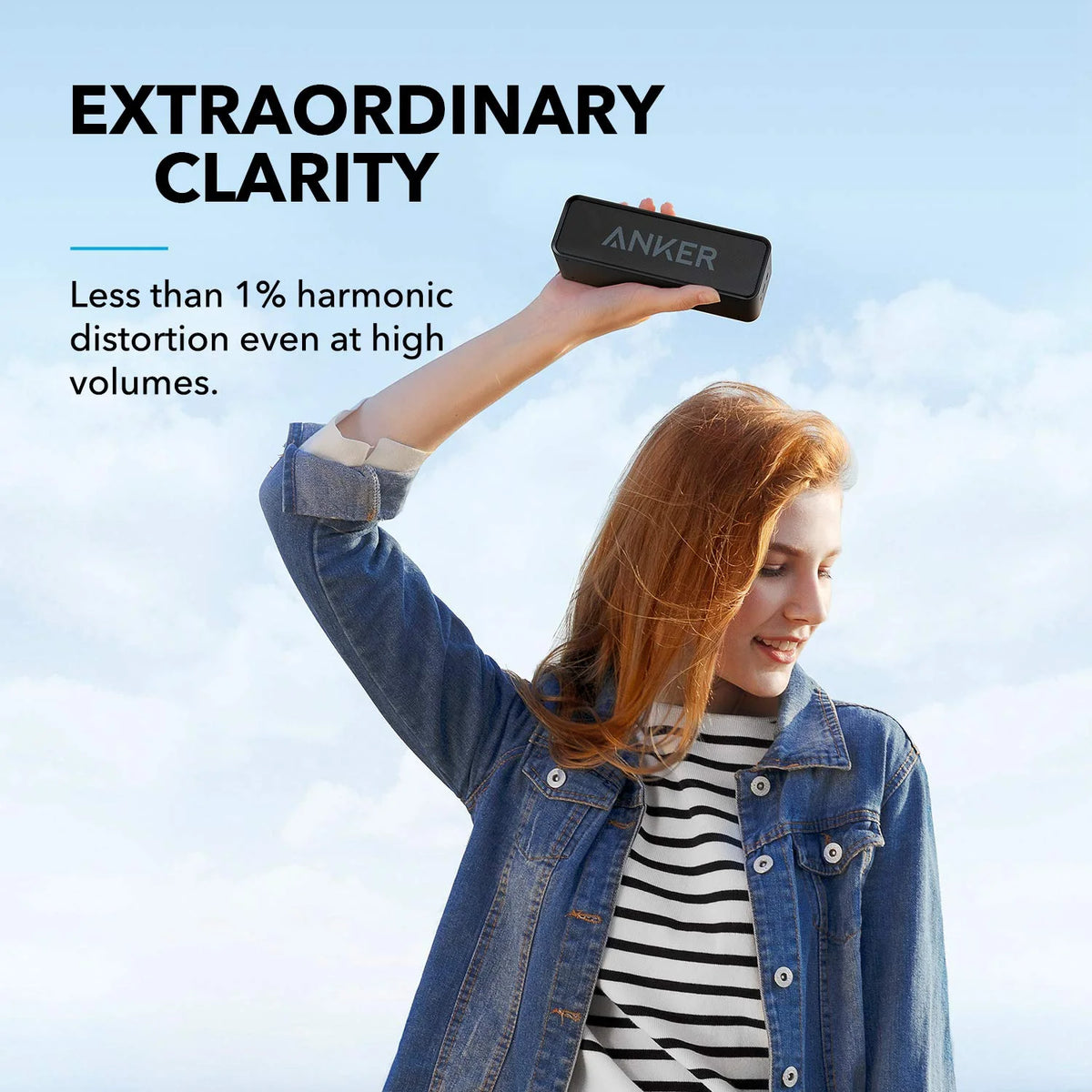 Portable Bluetooth Speaker Waterproof Black X733
