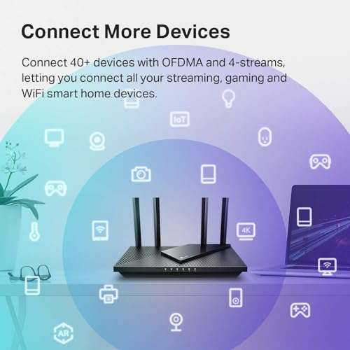 AX1800 WiFi 6 Dual Band Gigabit Router F554