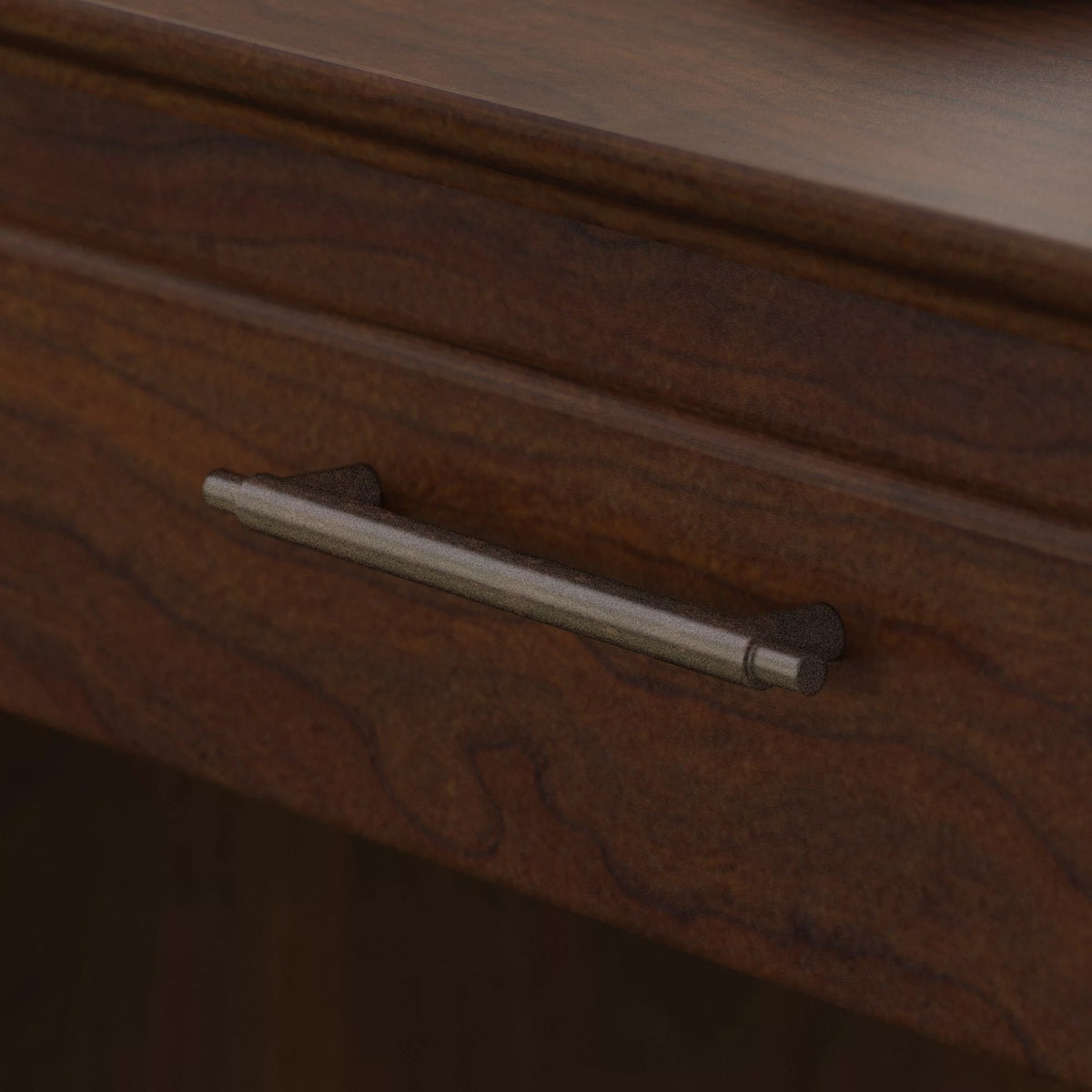 Bing Cherry Console Table with Drawers and Shelves Z30358