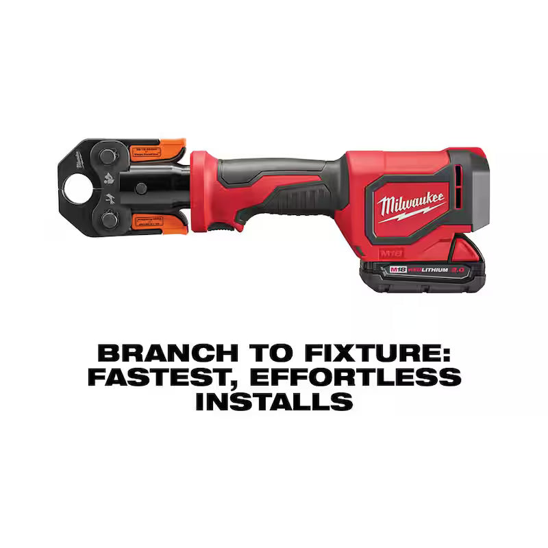 18V Cordless PEX Press Tool Kit with 2.0Ah Batteries & Charger Q6148