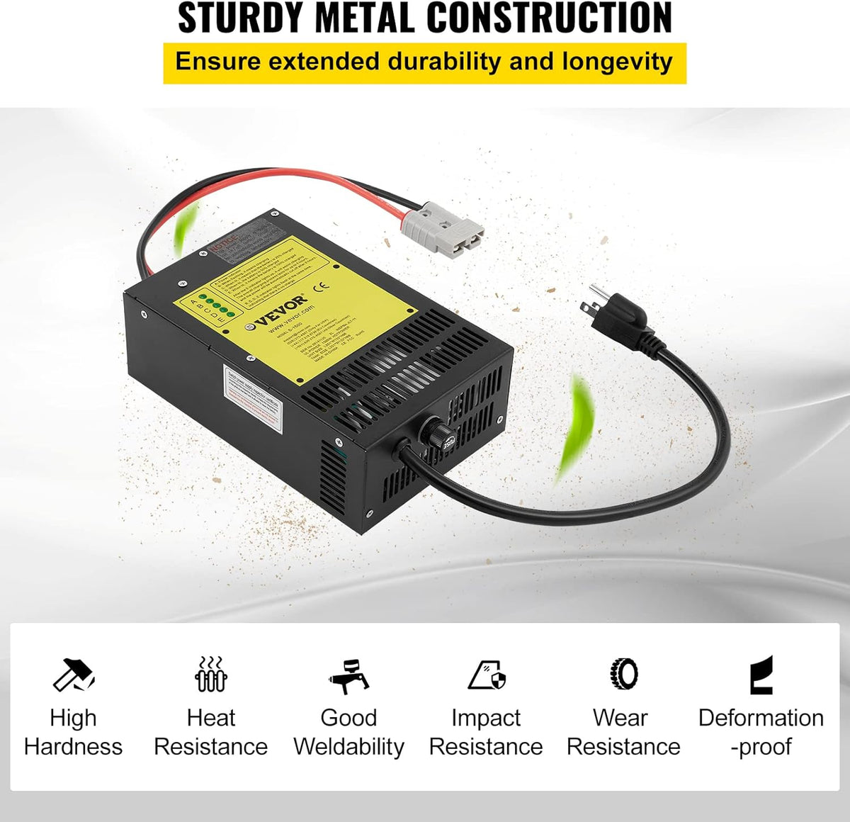 110 Volt AC to 12 Volt DC 1200W Power Converter Charger X767
