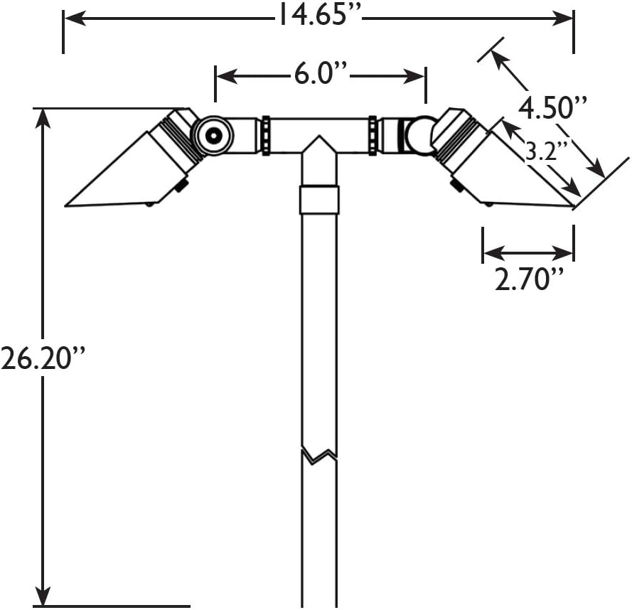 Cast Brass 12V Adjustable Path Light Z4894