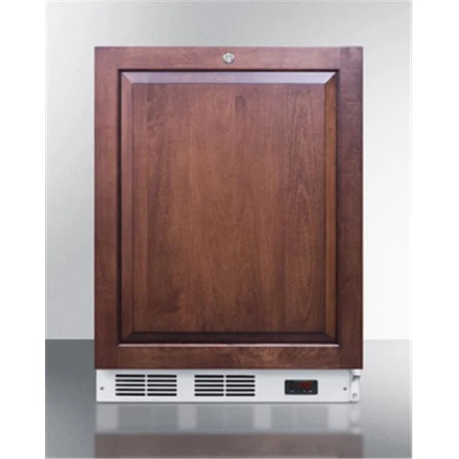 24 in. Wide Built-in Manual Defrost All Freezer with Lock, White C75866
