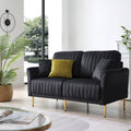 Black Velvet Loveseat I62855