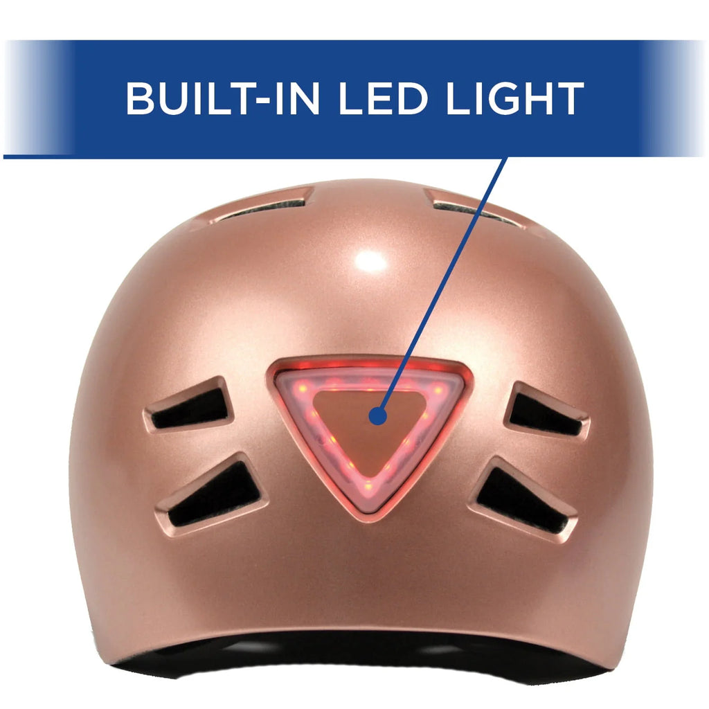 Rose Gold Lightweight Adult Bike Helmet F288861
