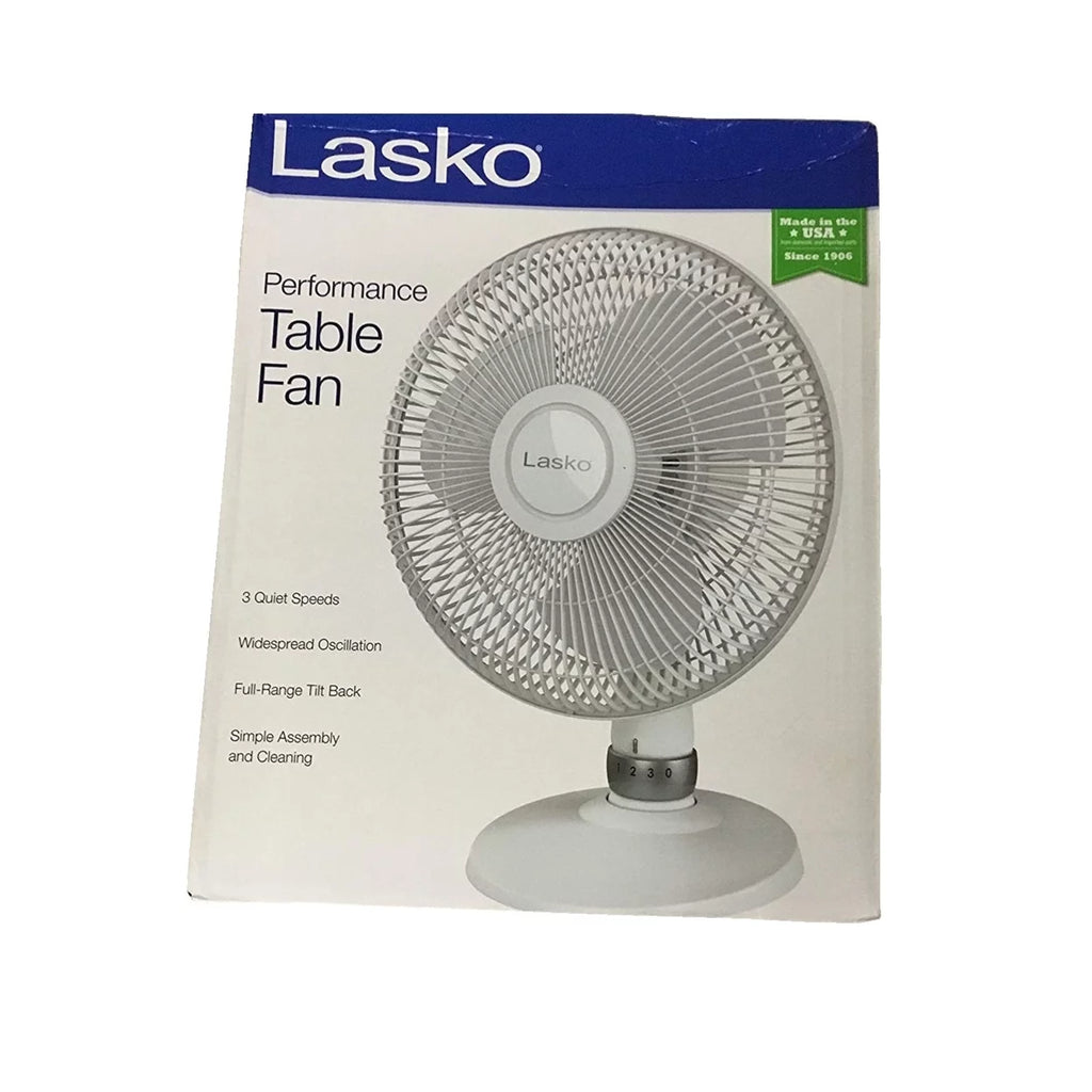 12" Table Fan, White R64453