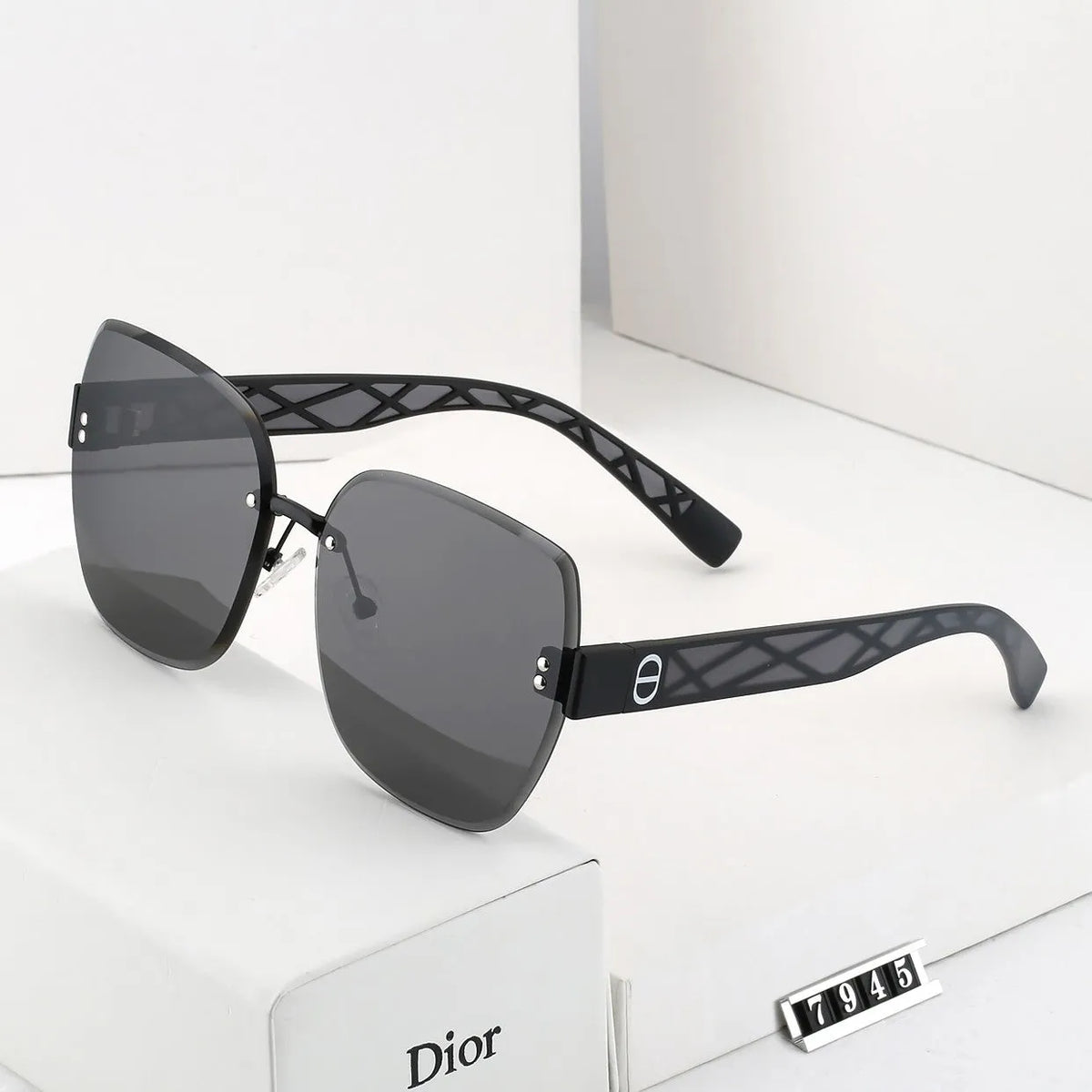 Fashion Rimless Polarized Sunglasses Y758