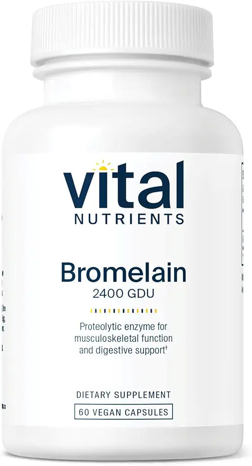 Vegan Bromelain Digestive Enzyme 60 Capsules Y663