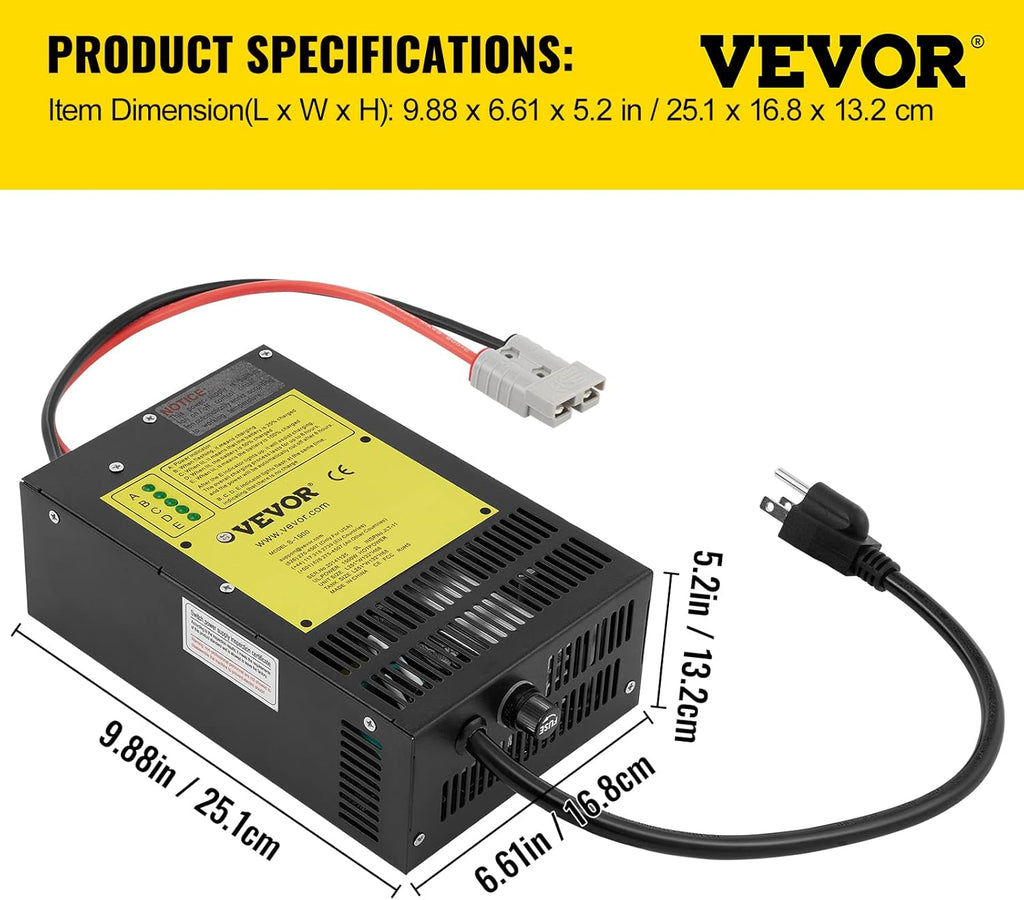 110 Volt AC to 12 Volt DC 1200W Power Converter Charger X767
