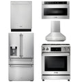 30 Gas Range, Range Hood, Microwave, Refrigerator with Water and Ice Dispenser, Dishwasher J434967