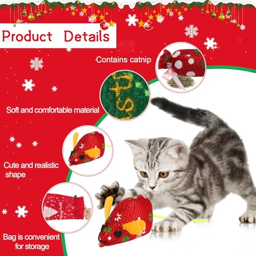 8 Pieces Catnip Cat Chew Toys B837