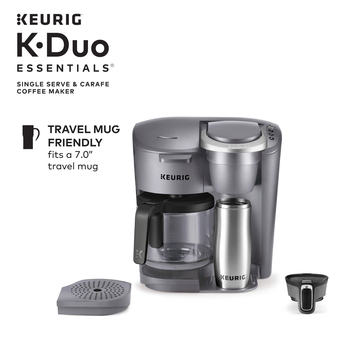 Black Single-Serve K-Cup Pod Coffee Maker X87215