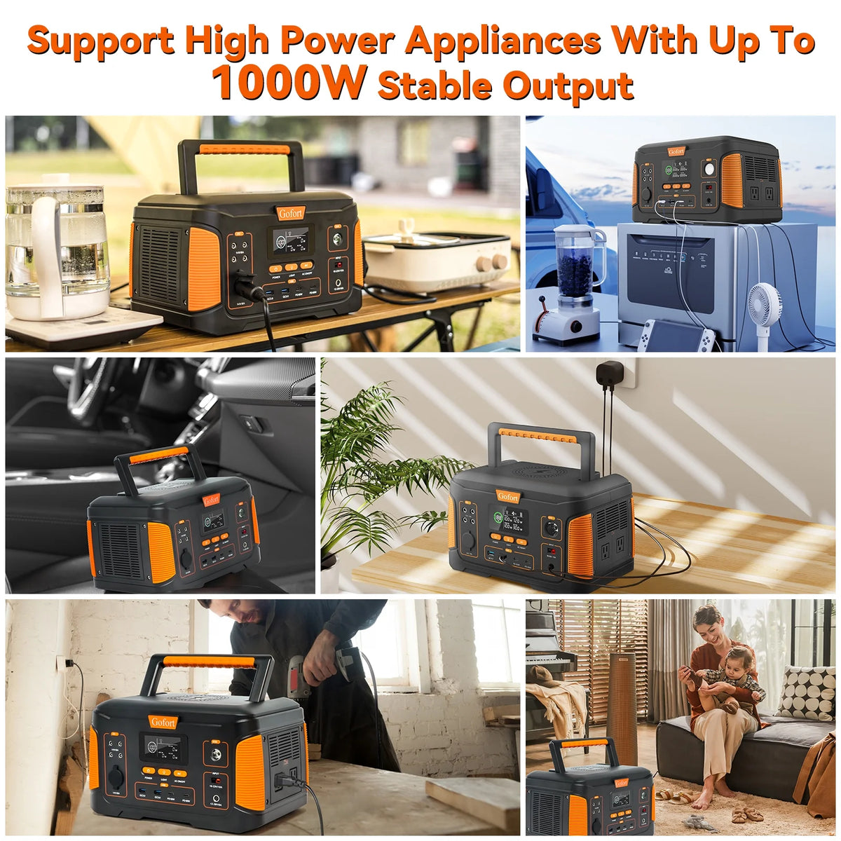 Portable Power Station 932Wh 1000W S276