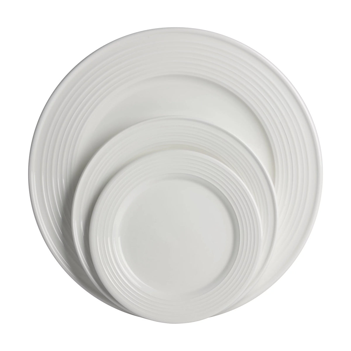 White 62-Piece Stoneware Dinnerware Set W788336