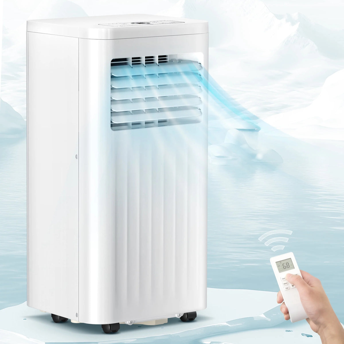 5000 BTU Portable AC, 3-in-1 with Dehumidifier/Fan Q944