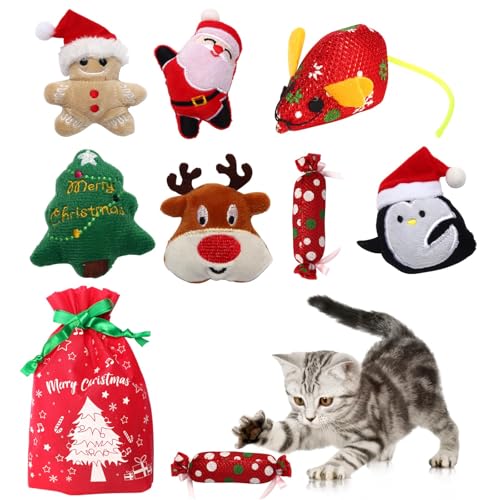 8 Pieces Catnip Cat Chew Toys B837