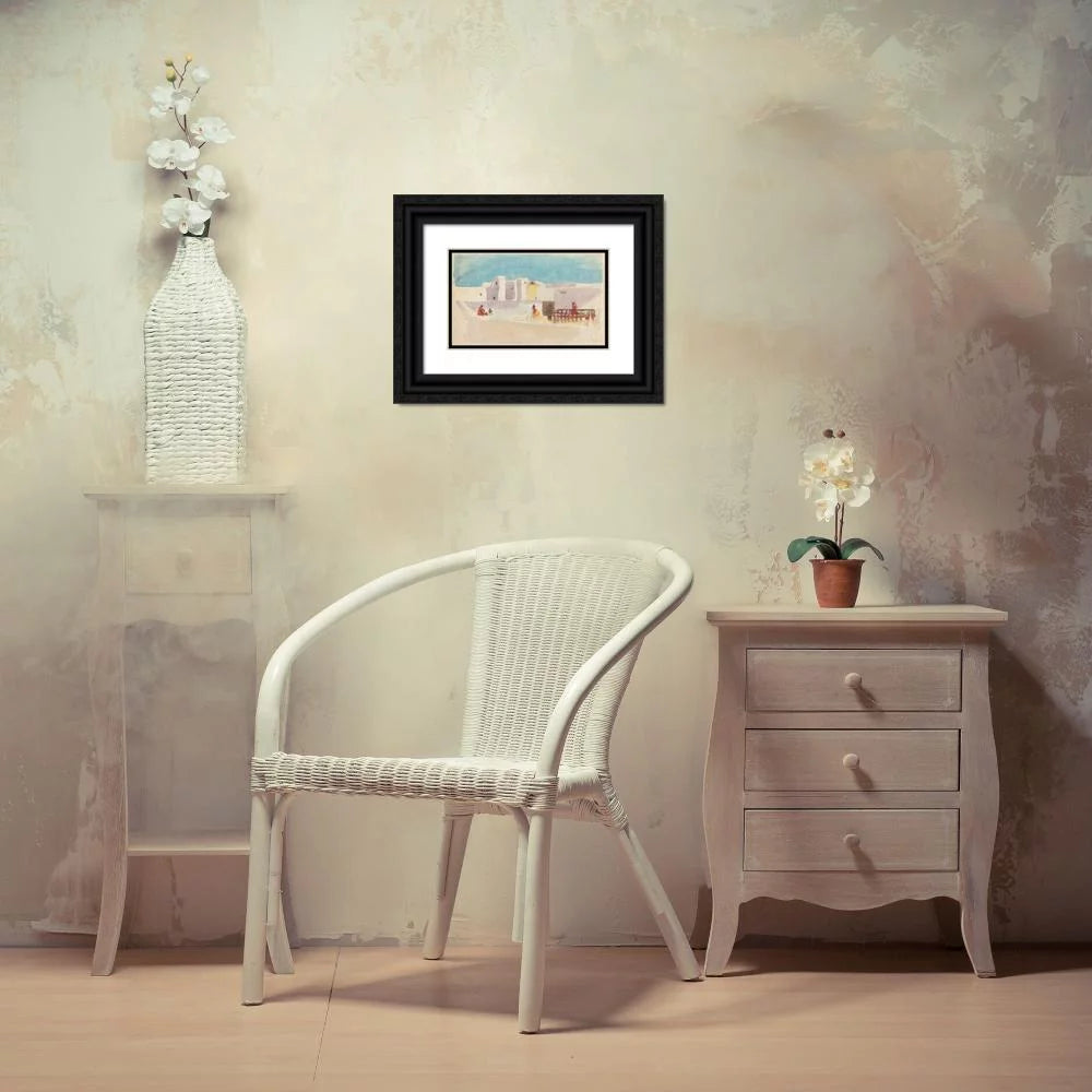 Black Ornate Wood Framed Museum Art Print T2346