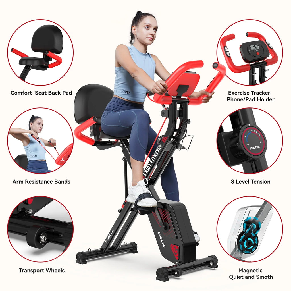 Foldable Magnetic Exercise Bike V579
