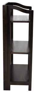 Espresso 3-Shelf Folding Bookcase Z30754