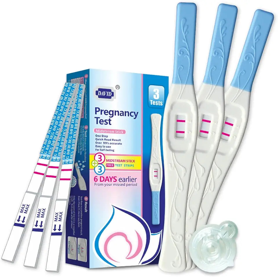 Pregnancy Test Early Detection HCG Test 6 Count Q14602