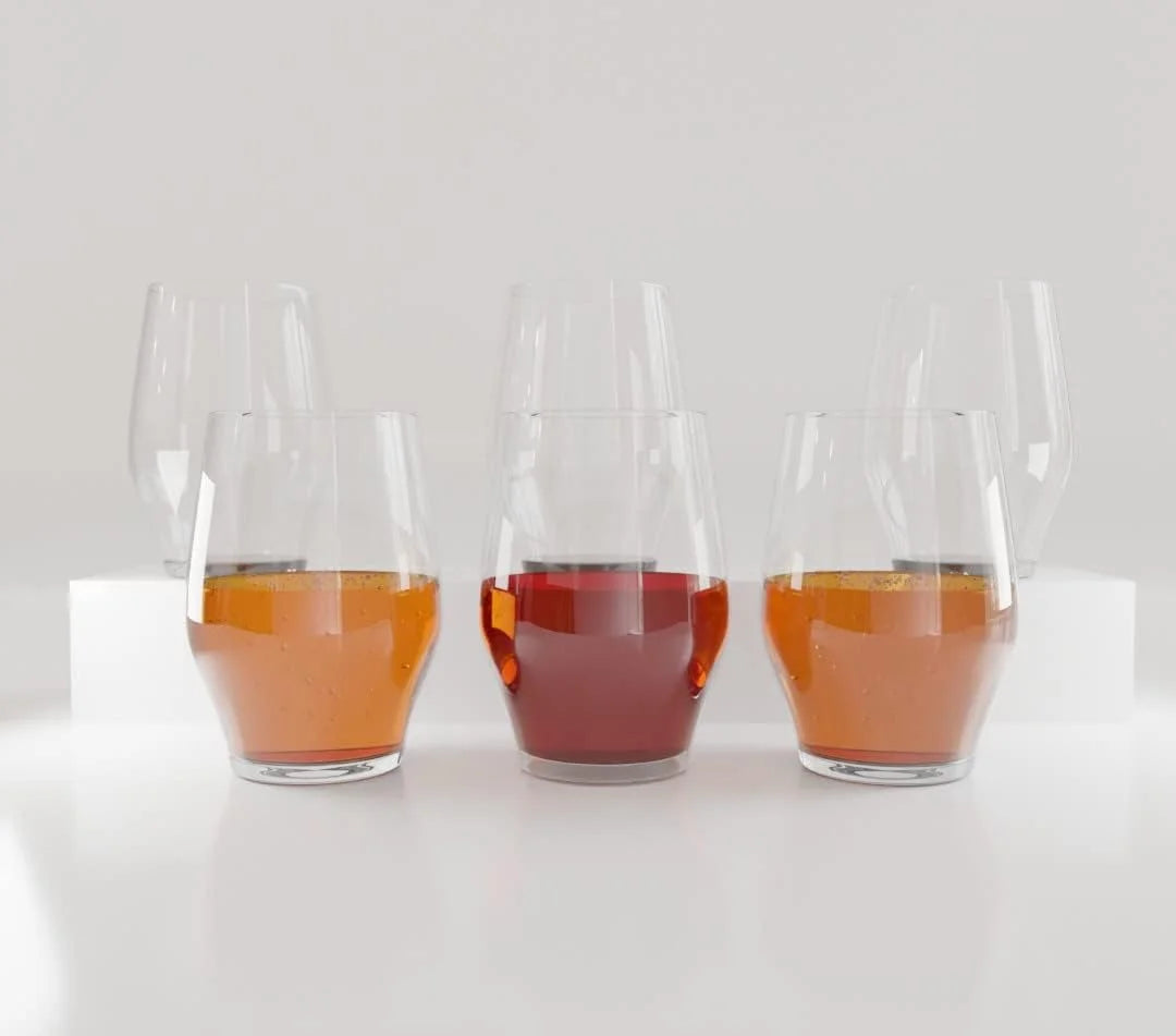 Stemless Crystal Wine Glass Set of 6 R78820