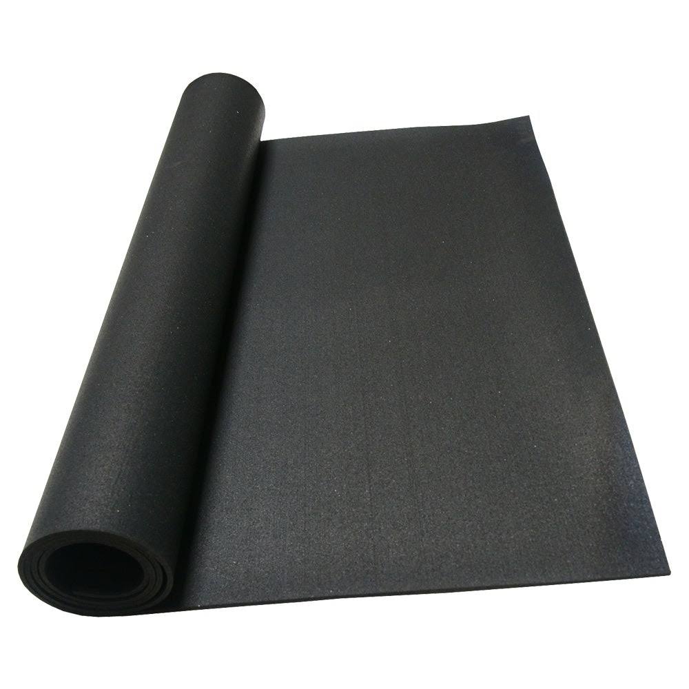 Black 1/4 inch Rubber Flooring U98239