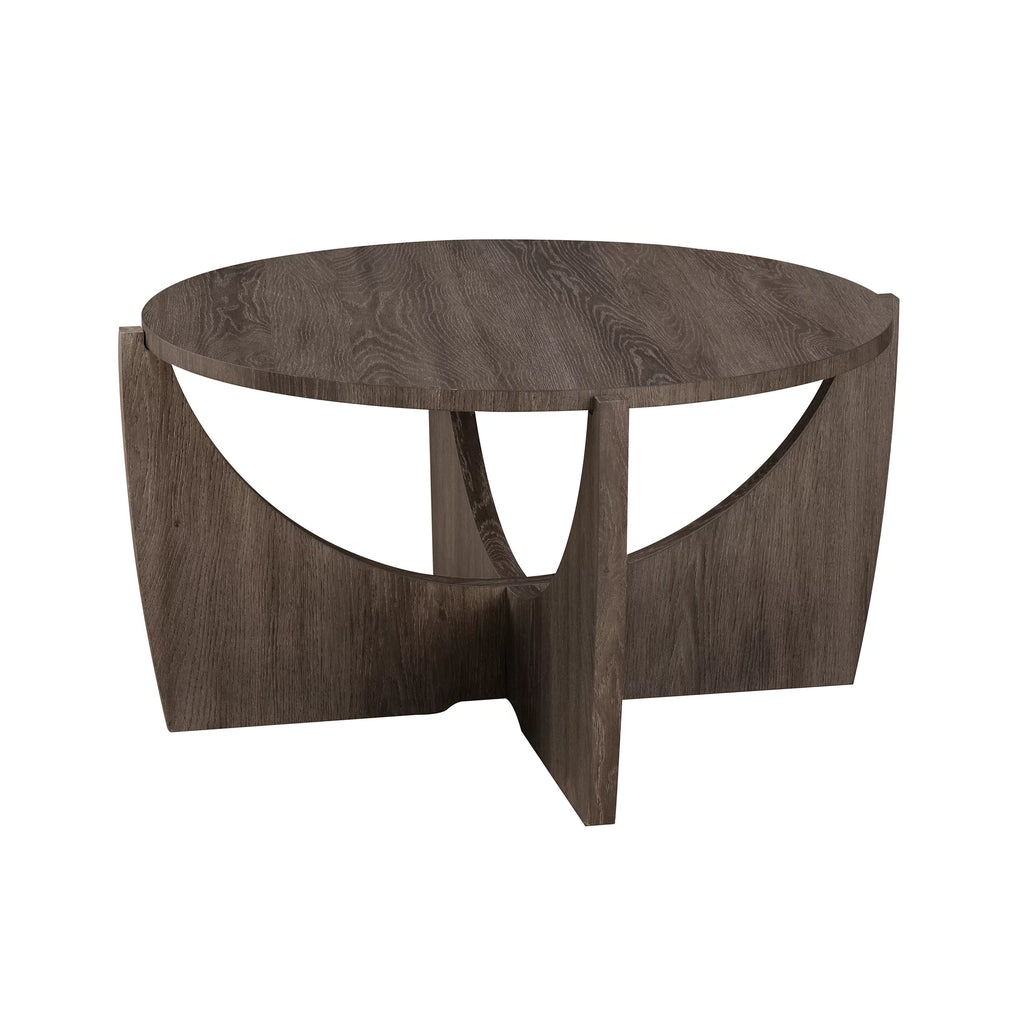28" Modern Glam Arch-Base Coffee Table T410278