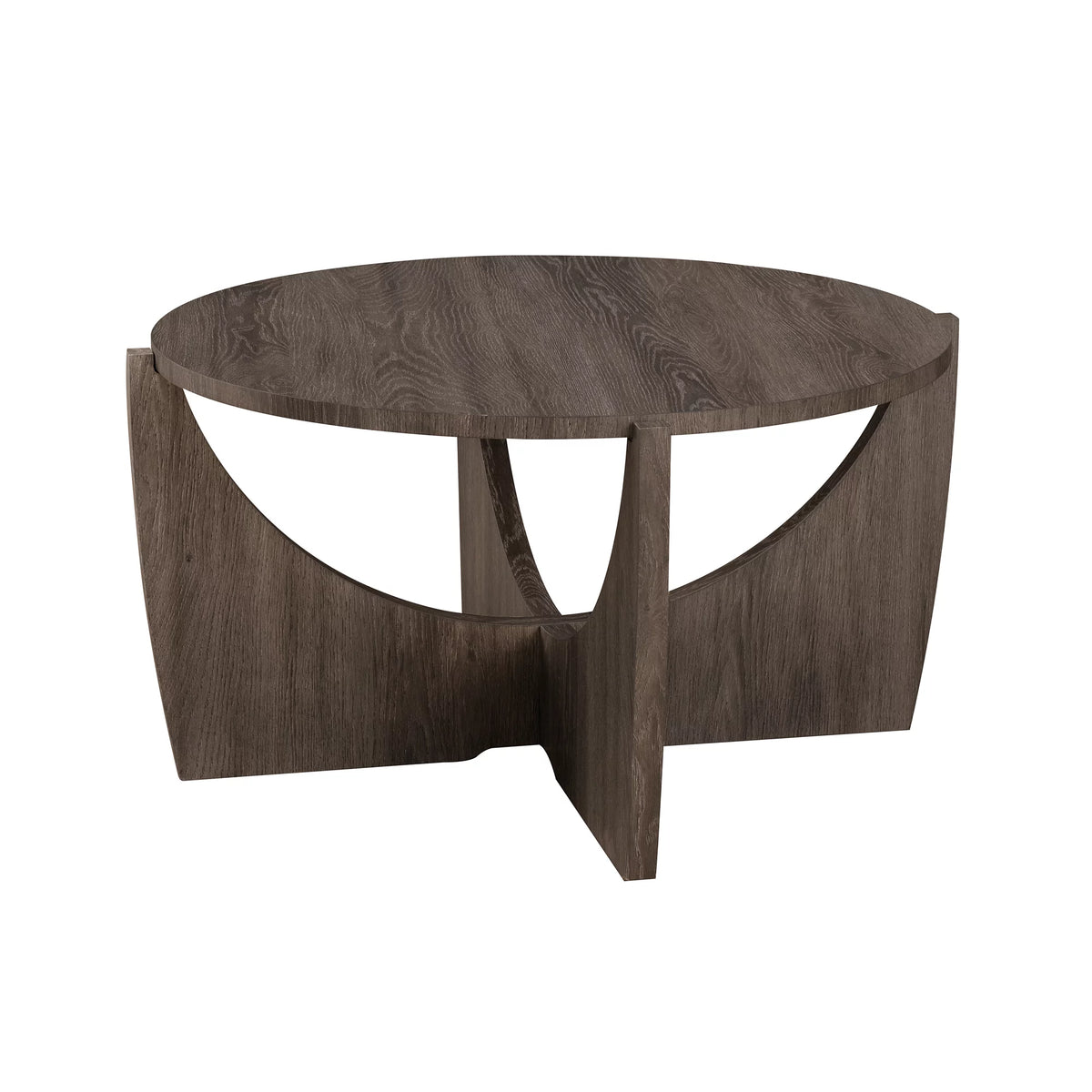 28" Modern Glam Arch-Base Coffee Table T410278