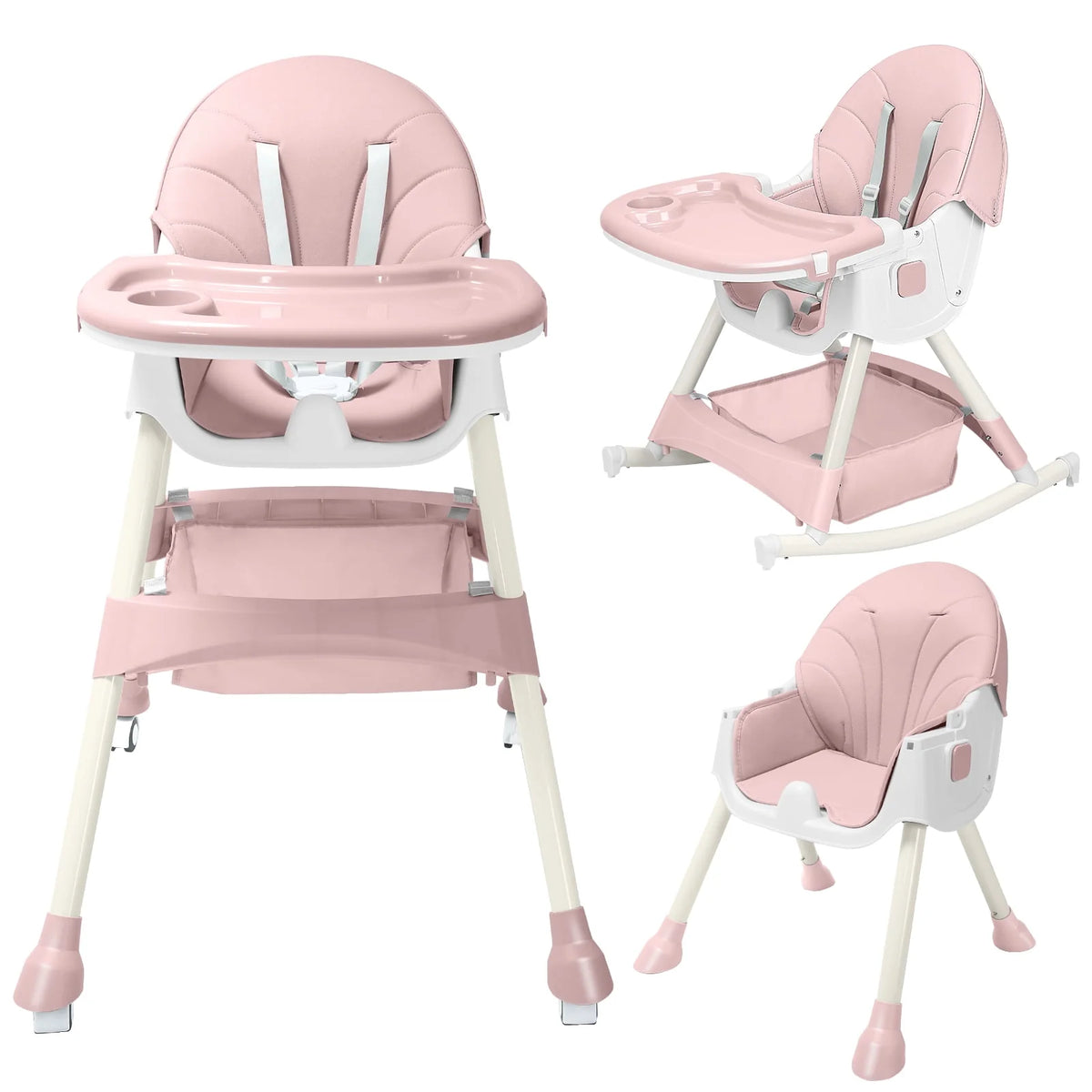 4-in-1 Convertible High Chair F393