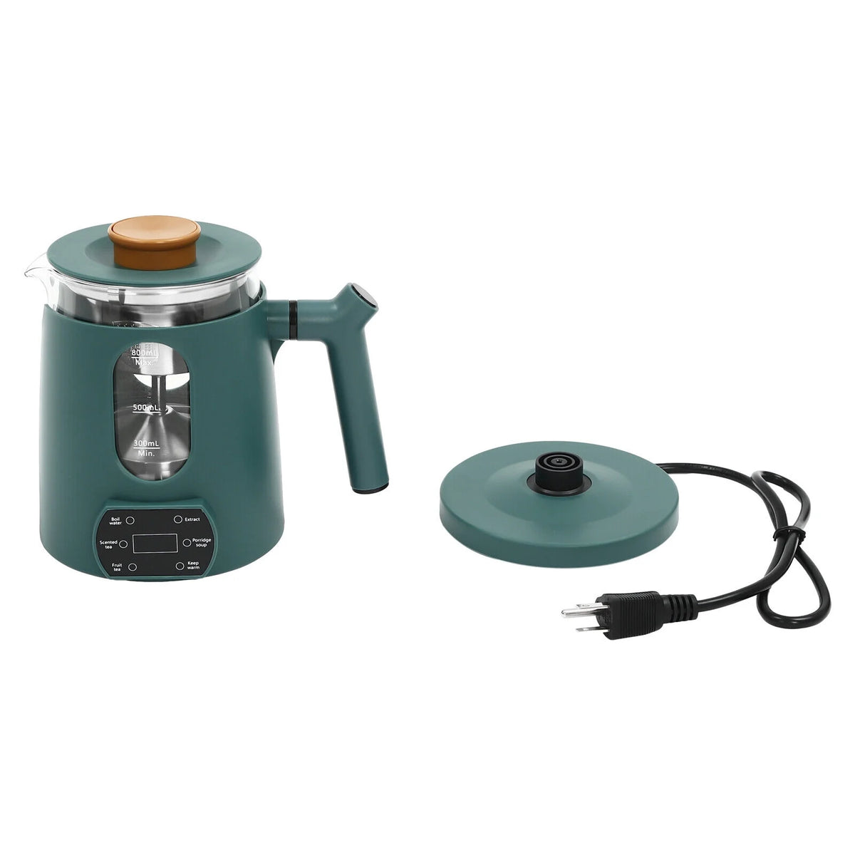 Stainless Steel Electric Water Kettle 600W Green Z9901