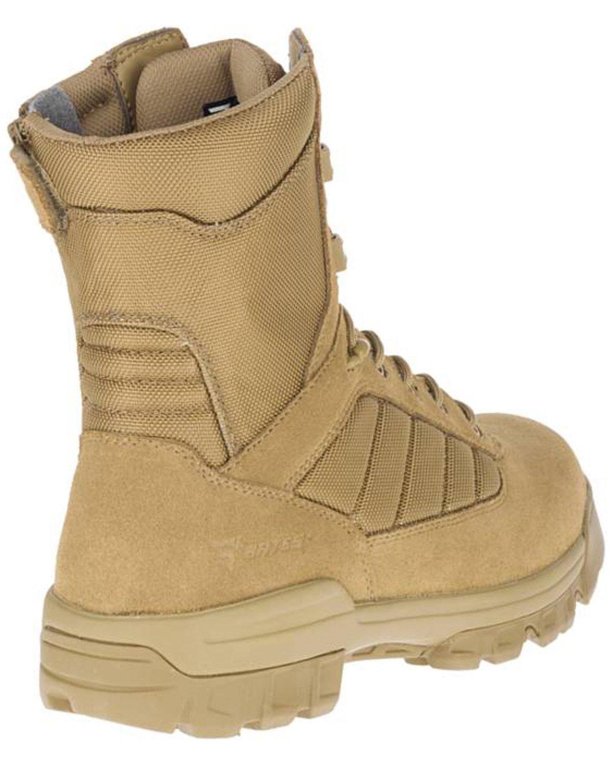 Coyote Side Zip Tactical Boots V45221