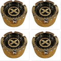 4 Pack 8 Lug 2pc Wheel Center Cap V896