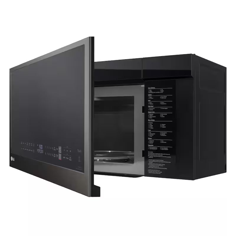30 in. 2.1 cu. ft. Over the Range Microwave 1,050-Watt Black Stainless Steel H441