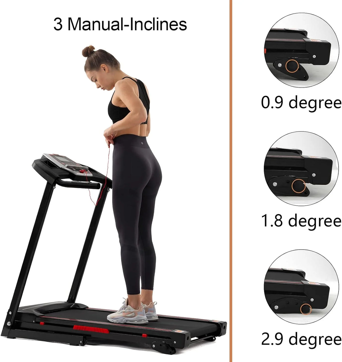 3.5HP Folding Incline Treadmill X3962