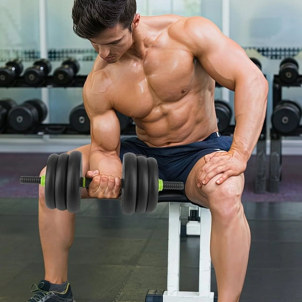 4-in-1 Adjustable Dumbbells Set 44 LBS G8352